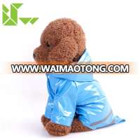 Fashionable PU Waterproof Cute rain poncho Dog Clothes Pet Raincoat