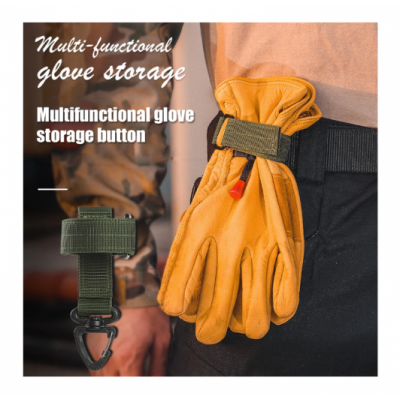 Multi-function Rope Storage Mitt Button Adjustable Nylon Hanging Buckle Anti-lost Climbing Safety Buckles Outdoor Tools