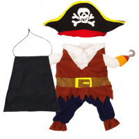 Wholesale The Pirate Captain Design Warm Pet Clothing Dogs cat Cosplay costume