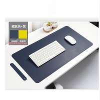 Custom office pu computer artificial leather desk top pad